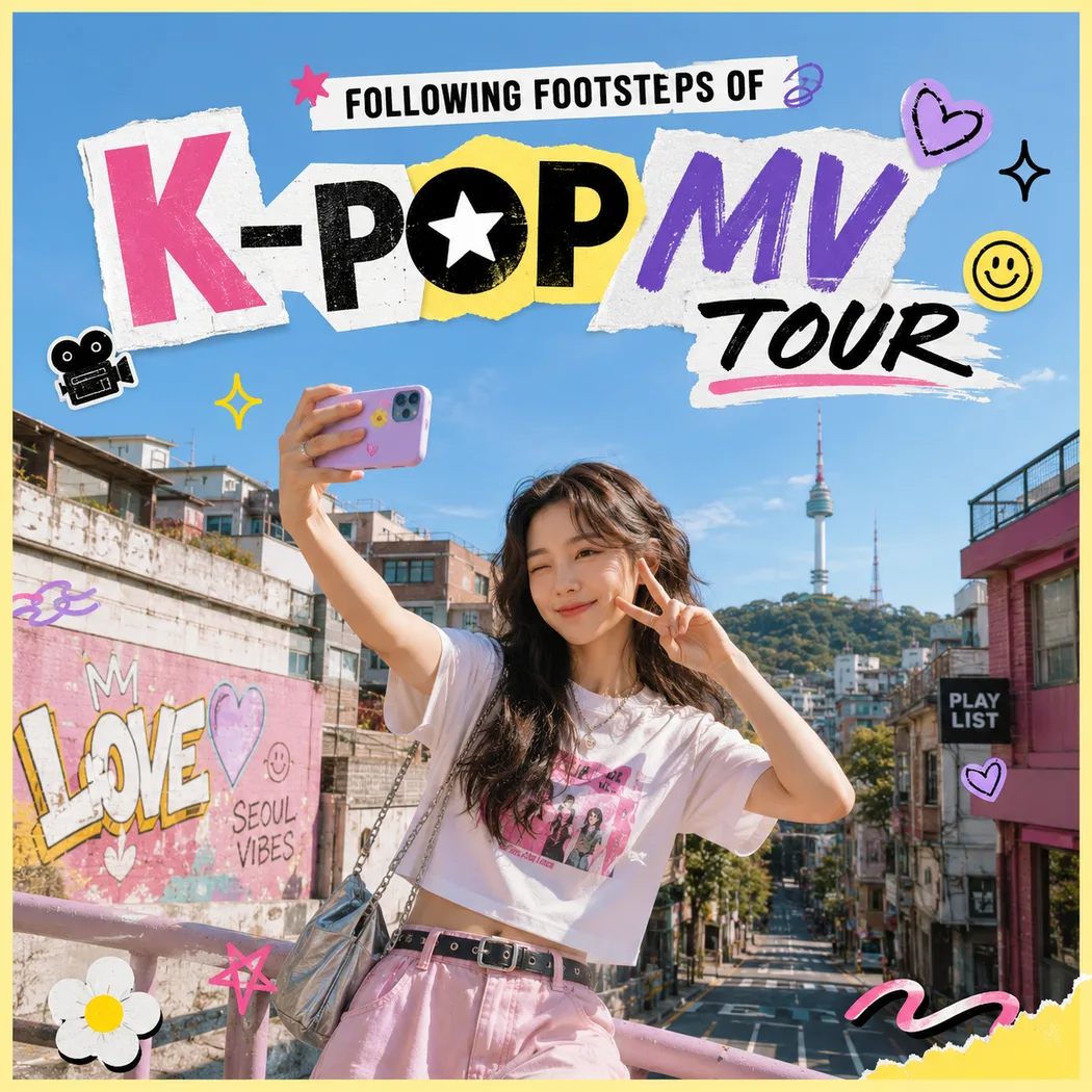 Following footsteps of K-pop MV Tour in Seoul